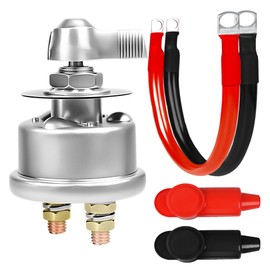 FASTSTORM 200A Battery Disconnect Switch 12V 48V Battery Shut Off Switch Master Power Isolator Marine On Off Kill Switch for Car, Boat, Vehicle, Truck, ATV, RV