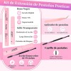 804 Kit Extension De Pestañas Maquillaje Completo Diy 9-18mm