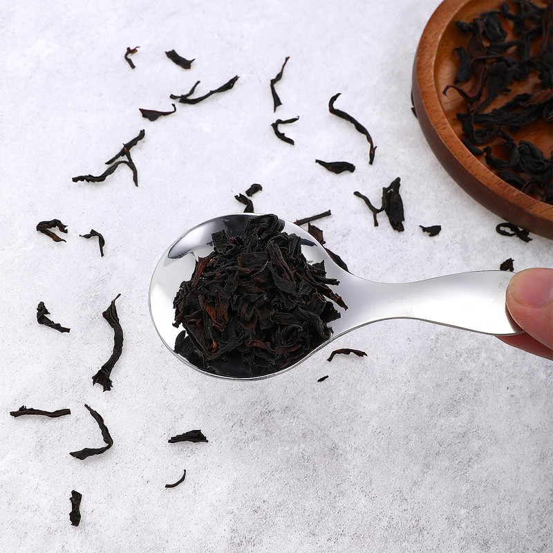 7 PCS Silver Short Handle Spoons Scoops Stainless Spoons Mini