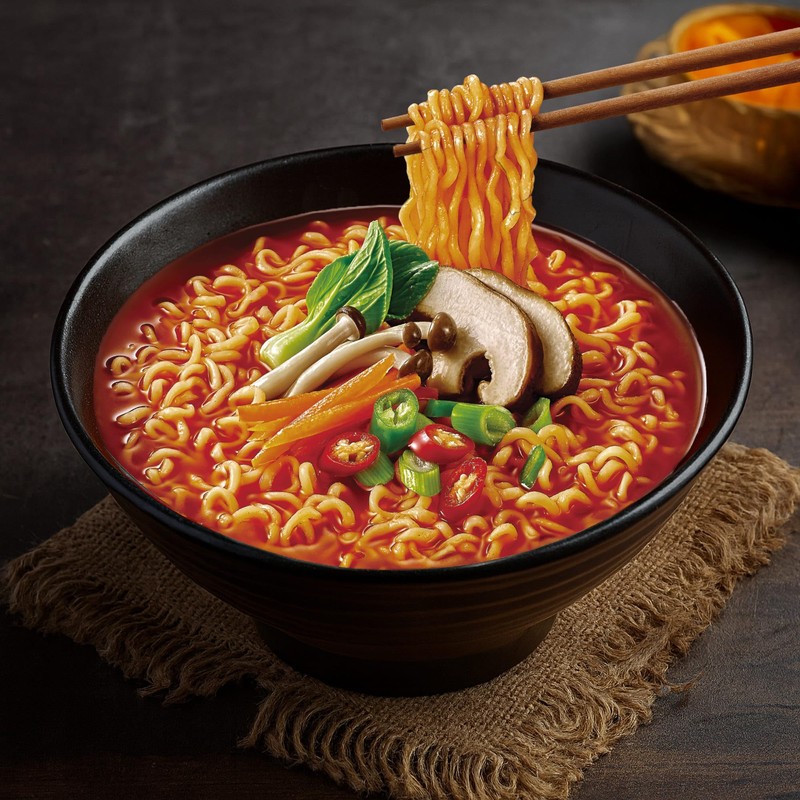 Paldo, Hwa Ramen Instant Noodles, 4.23oz (Pack of 5)