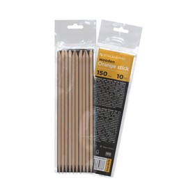 Staleks Pro by Natury Nails 10 Stück Holzstäbchen aus Orangenholz, 15 cm, für Maniküre, Pediküre, Nail Art und Bastelarbeiten.