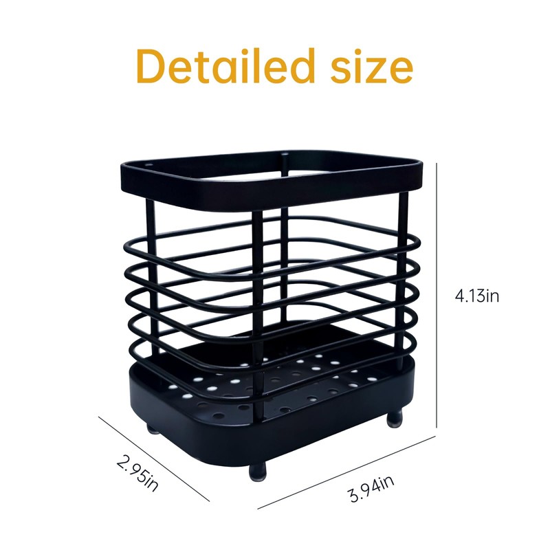 LAIPART Kitchen Sink Utensil Holder of Drying Rack, Small Stainless