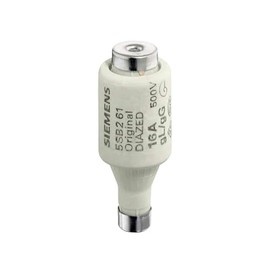 SIEMENS - Pack of 25 DIAZED fuse inserts, 500 V, 6 A