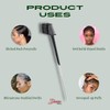 Dosso Beauty 3-in-1 Edge Styling Brush, Black Colour, Baby Soft
