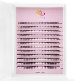 Premade Anime Chunk Lash Large capacity Comic Spire Extensions 480Pcs 0.07 C/D Curl, Plume Flake Lash Extensions, Lightweight, Salon Use Premade Spire Lashes (great spire-0.07-C-8-15mm Mix)