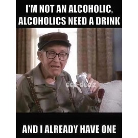 F216 FUNNY MAN CAVE Beer Fridge Magnet or Glossy Decal  FAI - LARGE FRIDGE MAGNET 5" X 7"