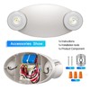Spectsun Lighting 1 Pack LED Emergency Light with Battery Backup-Adjustable