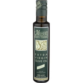MASSERIE DI SANTERAMO Extra Virgin Olive Oil Flavorful, 8.5 FZ
