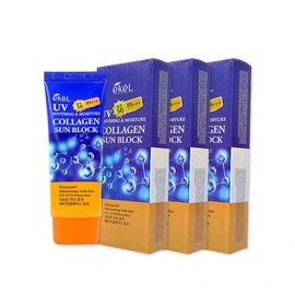 [2+1] Ikel Soothing & Moisture Collagen Sunblock (70ml) Sunscreen Sunblock Sun Balm SPF50+ PA+