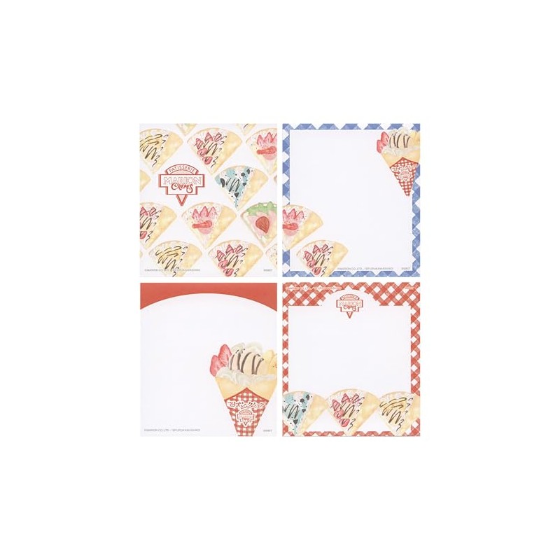 Sunstar Stationery S2842890 Cute Shops in Town Memo Marion Crepe