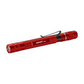 Coast HP3R 385 Lumen Rechargeable LED Penlight with Twist Focus, Red