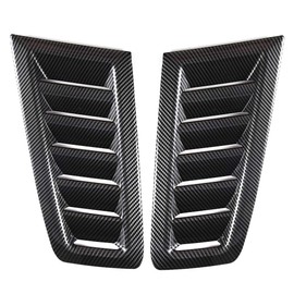 Car Hood Vent Scoop Kit Universal Cold Air Intake Fitment Louvers Cooling Intakes Auto Hoods Vents Bonnet Cover Fits for RS MK2(Hydrographics Transfer Printing)