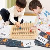 Multiplication Board Game Wooden Early Learning Educational Brain Development Math