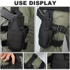Unbranded Adjustable Tactical Right Drop Leg Holster Pistol Gun Thigh
