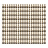 200 Sets Chicago Screws 6x4mm Pure Copper Strong Round Head
