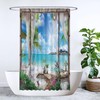 Ulticool Shower Curtain - Beach Sea Nature - 120 x