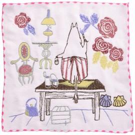 Marushin 1405008600 Mini Towel, Moomin Mama, Approx. 9.8 x 9.8 inches (25 x 25 cm), Moomin Mama Decorate Walls, Mother's Day, Birthday, Gift