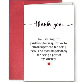 SuperShunhu Funny Thank You Card for Friends Family, Boss’s Day Card for Boss Manager, Lovely Appreciation Card for Teacher Mentor