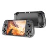 Retro Handheld Game Console 5.1-Inch IPS Screen,Transparent Black