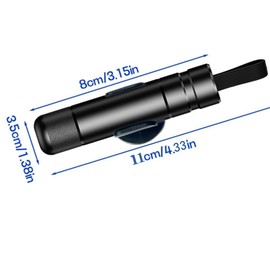 JJiaoLinin Car Safety Hammer, 2 in 1 Emergency Hammer Car Safety Hammer for Car Window Emergency Rescue Tool Emergency Hammer for Car, Bus (Black)