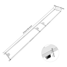 LIAPDG Portable Chainsaw Mill Guide Rail, Wood Lumber Cutting Saw Mill Adjustable Aluminum Alloy Extended Guide Rail Chainsaw Mill and Milling Rail System for Woodworkers, Homeowners