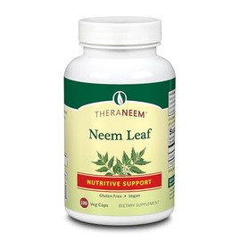 THERANEEM Neem Leaf Capsules - Powerful Nutritive Support with Antioxidants and More - Vegan, Gluten Free, 60 Day Guarantee - 120 Servings, 120 VegCaps