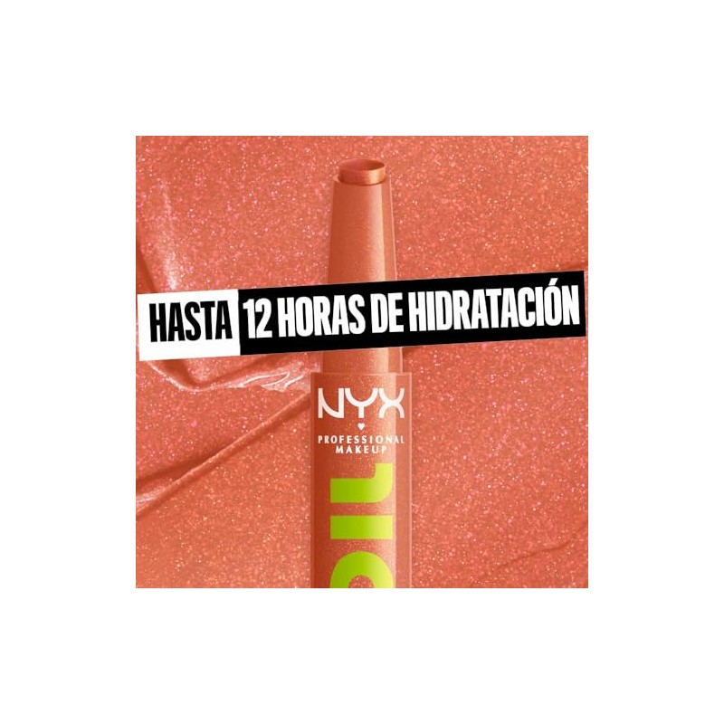NYX Professional Makeup, Fat Oil Slick Stick, Brillo de Labios,