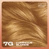 Clairol Textures & Tones Permanent Hair Dye, 7G Luminous Blonde