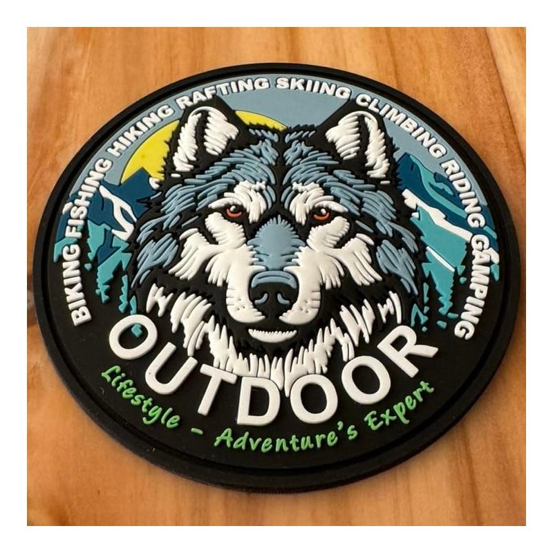 outdoor Adventure | Patch 3D PVC Scratch Hook&Loop | Pin