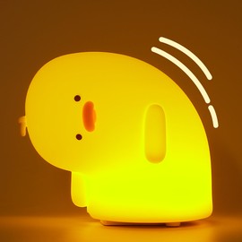 Anywin Yellow Duck Night Light Adorable LED Bedside Lamp with Rechargeable Battery, Dimmable Timer, and Warm Color for Home Decor Perfect Birthday and Holiday Gifts for Kids, Girls, Boys, Women