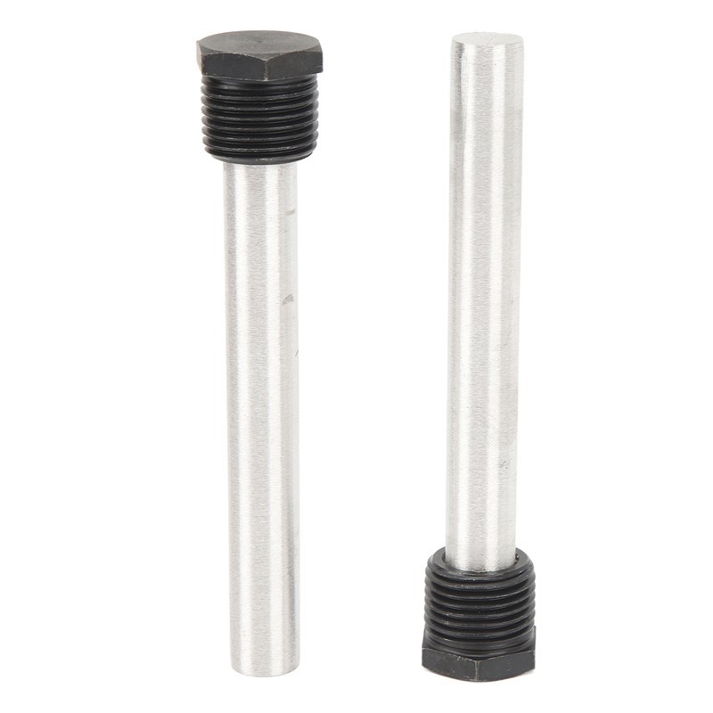 2 Pcs Water Heater Anode Rods 1/2in NPT Thread Magnesium