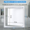 Gisafai Access Panel Wall Hole Cover Metal Drywall Access Door