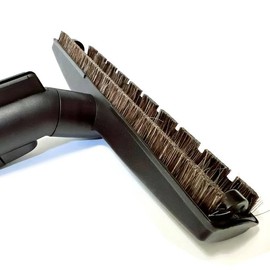 Replacement Floor Brush Smooth with Horse Hair SBB Parquet Anti-Collision Brush Compatible with Miele - 35mm 1 3/8" inches Tube Fitting Opening Size. Vacuum Brush, Vacuum Floor Brush Attachment.
