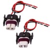 HUIQIAODS H11 H8 Ceramic Wiring Harness Female Adapter Socket Connector