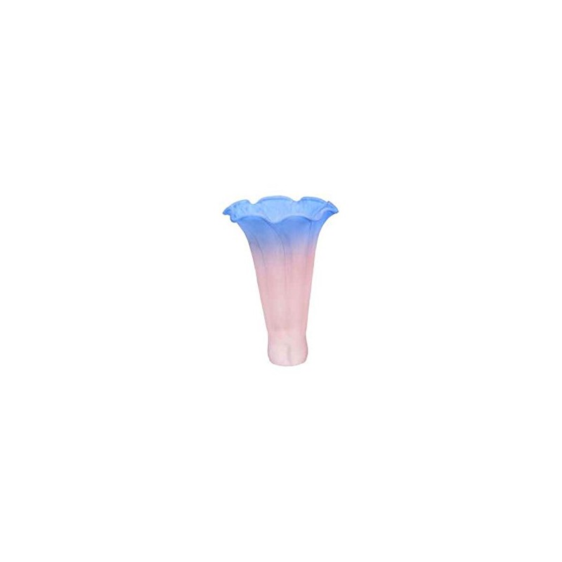 Meyda Tiffany 10185 Lily Shade, Pink/Blue