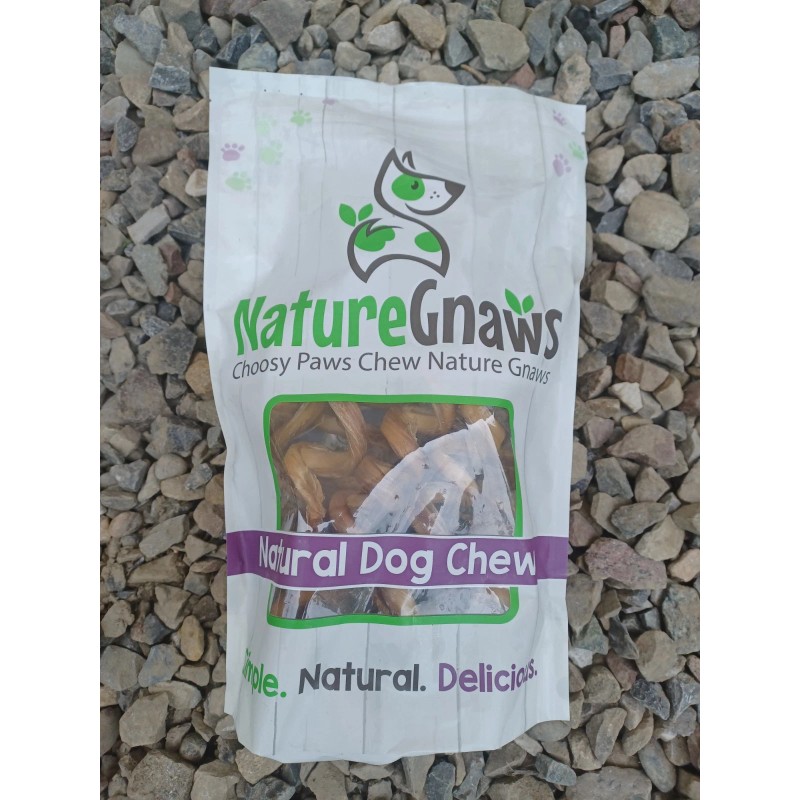 Nature Gnaws All Natural Dog Treat Chews Beef Bully Springs