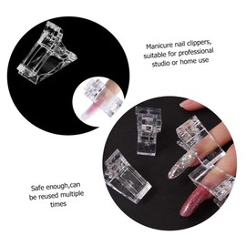 Healeved Unique Nail Art Crystal Fixing Clamp Manicure Set Nail Cliers Tool Home Beauty Accessory