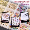 Luxury 3D Nail Charms Rhinestones Bangle Nail Charms and Gems