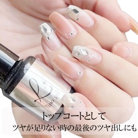 LinoGel Non-Wipe Top Gel, Top Gel, Domestic Gel, Nail Top, 0.3 oz (10 g), Gloss, Glossy, Transparent, UV LED Compatible (Set of 3)