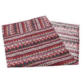 WOONEKY Home Appliance Cover Universal Washer Dryer Cotton Wash Cover Anti-fade Non-shrink Modern Pattern for Kitchen