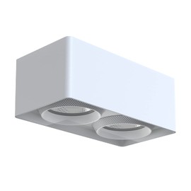 FOOC LED Surface Mounted Light Flat with Large Light Surface - LED with 18 W Warm White 230 V - Space Surface-Mounted Spotlight 36° Beam Angle Ceiling Light for Interior Lighting