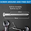 Mount-It! Universal TV Mounting Hardware Kit, Lag Screw and Drill