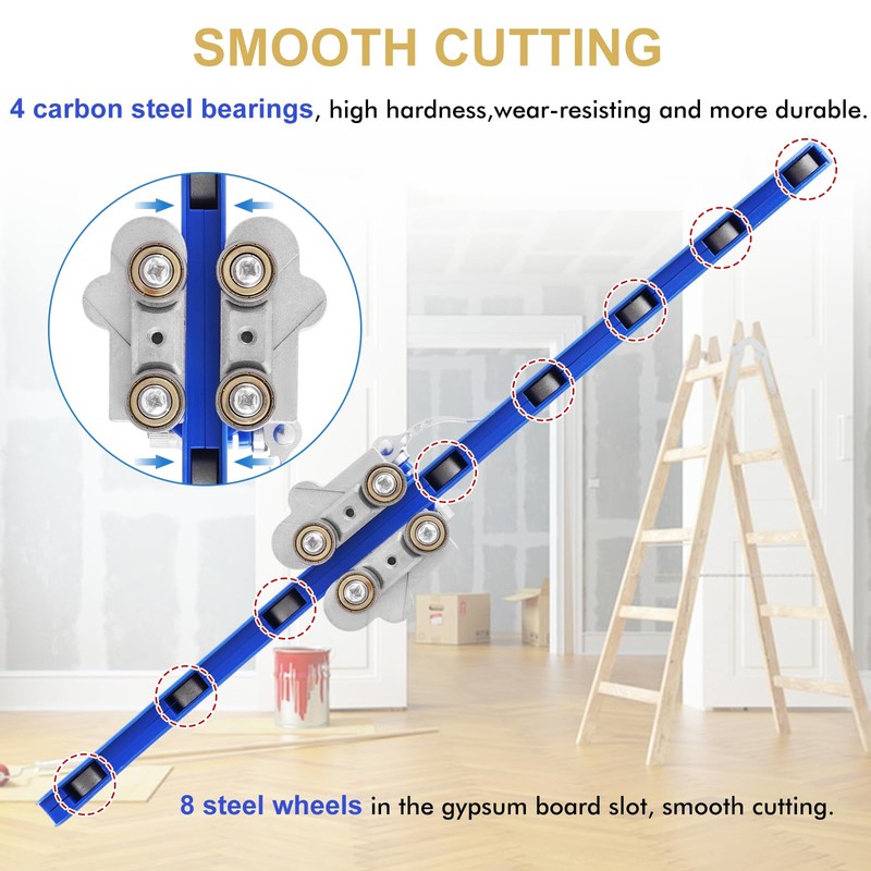 YJINGRUI Drywall Cutting Tool, Foldable Drywall Cutter with Nylon Handle,