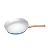 GoodCook Healthy Ceramic Titanium-Infused 12” Fry Pan, Light Blue –