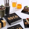 60 Pcs Hoco Cocktail Paper Napkins 6.5 x 6.5 Black