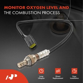 A-Premium Sensor de oxígeno O2 compatible con Mazda 6 GG/GY 2003-2008 V6 3.0L, corriente arriba delantera y trasera, juego de 2 piezas, repuesto # 0K32B18861