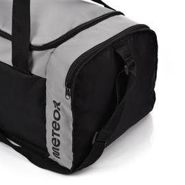 Sports Bag Gym Holdall Men Women Duffel Shoulder Fitness Bag Swimming Pool Bag Travel Holiday Strap Cabin Luggage Weekender Overnight Camping Small 20L Large 40L (Black/Grey, 40 L)