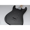 Musiclily 6穴ストラトバックプレーSTトレモロカバー USA/Mexican Standard Strat Modern Styleエレキギター用、1プライブラック