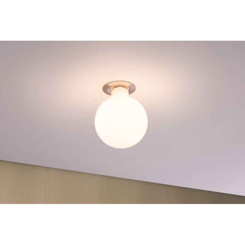 Paulmann 28701 LED Filament Globe Lamp, 7.5 W, Dimmable Opal