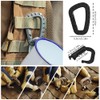 48PCS Tactical Gear Clip Set Molle Webbing Attachments for Backpack